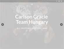 Tablet Screenshot of carlsongracie.hu